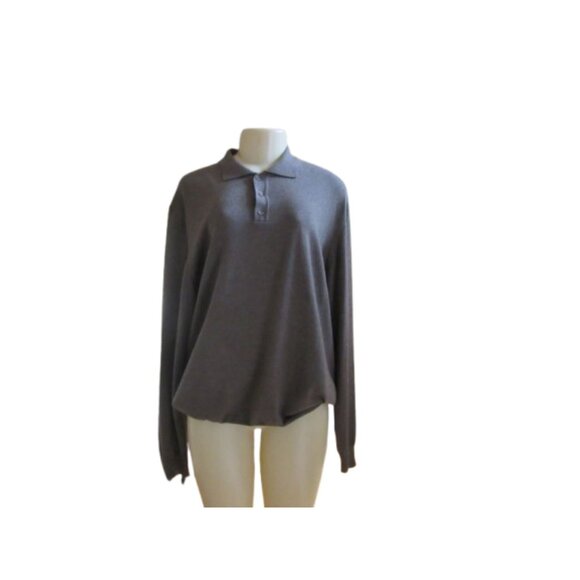 Black Brown Other - Vintage Men's Black Brown Made in Italy Brown Merino Wool Sweater Size XL